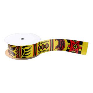 Sun Bear Yellow 2 Satin Ribbon