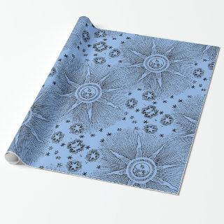 Sun Stars Antique Night Sky Medieval Zodiac