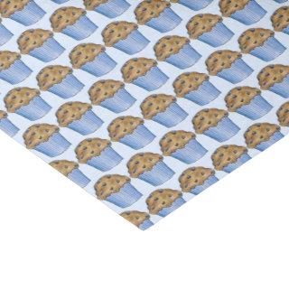 Sunday Breakfast Brunch Party Blueberry Muffin Tissue Paper