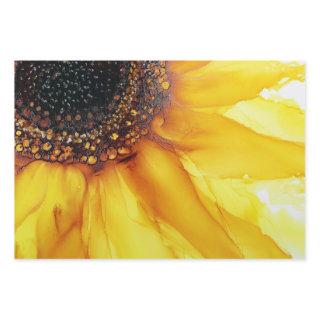 Sunflower Abstract Art  Sheets