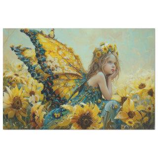 Sunflower Fairy Tissue Paper