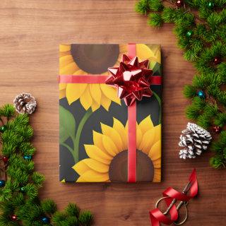 Sunflower Farm 3D Isometric Pattern