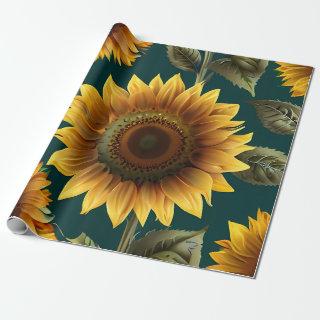 Sunflower Floral Pattern design Gift