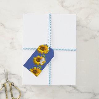 Sunflower Gift Tags Dove Floral