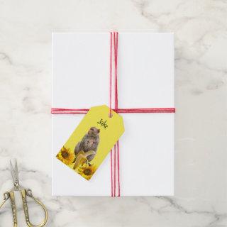 Sunflower Gift Tags Floral Monkey
