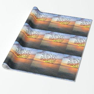 SUNRISE ON THE OCEAN PHILIPPIANS 4:13 SCRIPTURE