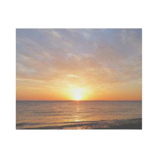 SUNSET OVER THE SEA GALLERY WRAP