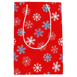 Sunset Snowflake Medium Gift Bag