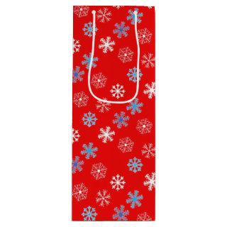 Sunset Snowflake Wine Gift Bag