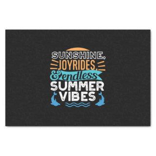 Sunset Waves & Summer Adventures - Cool Summer Tissue Paper