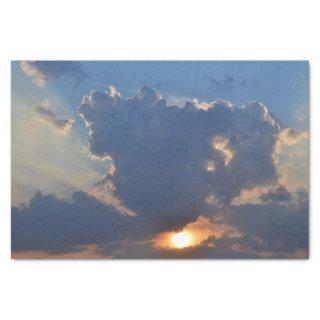 Sunset with Teacup Cloud Formation by STaylor Tissue Paper