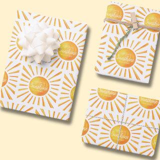 Sunshine Baby Shower  Sheets