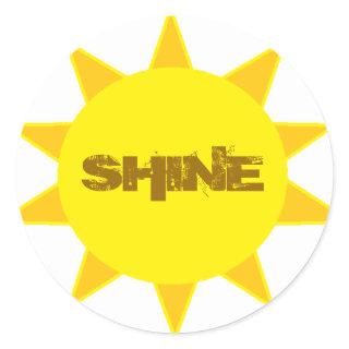 Sunshine Classic Round Sticker