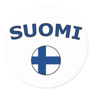 Suomi Classic Round Sticker