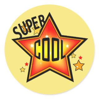 Super Cool Shinning Star Award Sticker