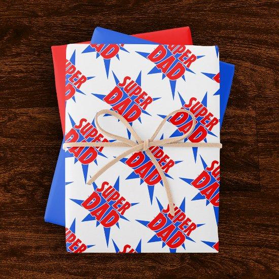 Super Dad Father's Day Gift Wrap