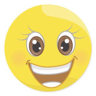 Super Happy Smile Emoji Stickers