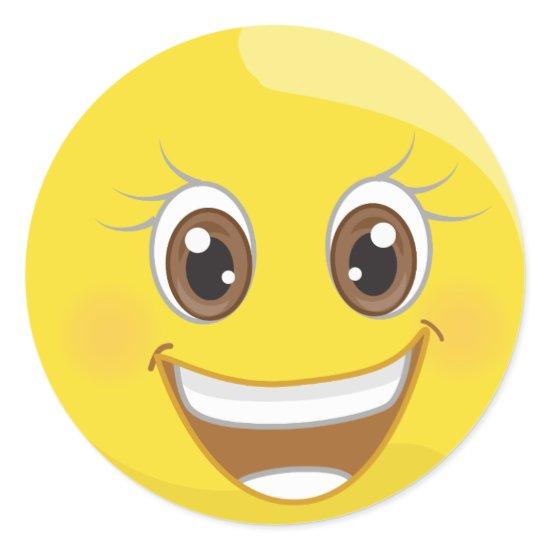 Super Happy Smile Emoji Stickers