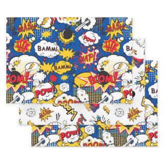 Super Kid, Cute Comic Pattern  Sheets