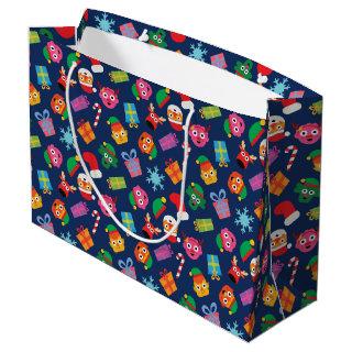 Super Simple | Noodle & Pals Holiday Pattern Large Gift Bag