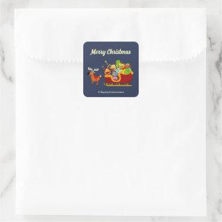 Super Simple Songs Rhymington Sleigh Ride Holiday Square Sticker