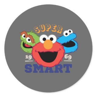 Super Smart Characters Classic Round Sticker