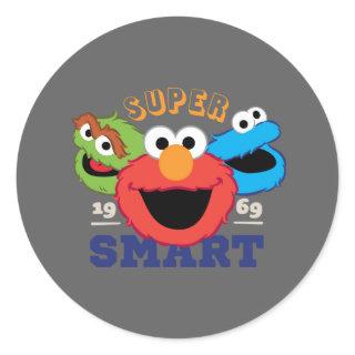 Super Smart Characters Classic Round Sticker