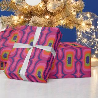 Super stylish and modern retro 60s 70s giftwrap wr