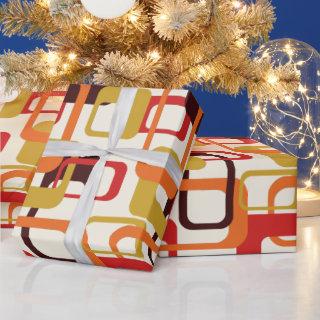Super stylish and modern retro 60s 70s giftwrap wr