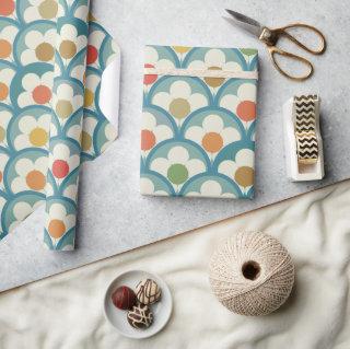 Super stylish and modern retro 60s 70s giftwrap wr