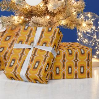 Super stylish and modern retro 60s 70s giftwrap wr