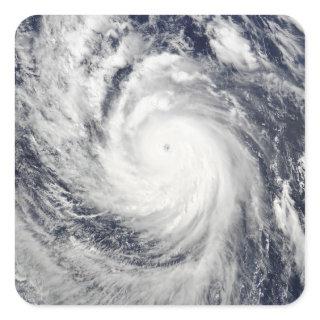 Super Typhoon Lupit Square Sticker