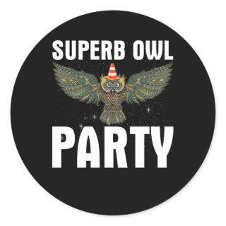 Superb Owl Party What We Do in the Shadows Classic Classic Round Sticker