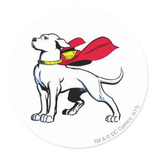 Superdog Krypto Classic Round Sticker