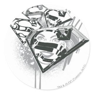 Supergirl Keep it Fresh 1 Classic Round Sticker