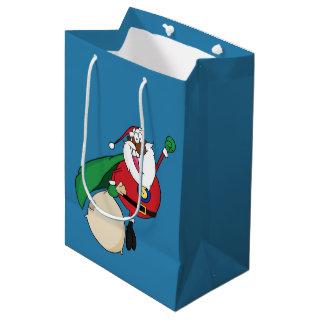 Superhero Black Santa Gift Bag