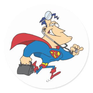Superhero Doctor Stickers