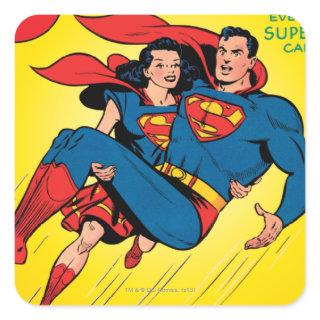 Superman #57 square sticker