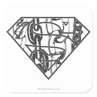Superman S-Shield | Chainlink Logo Square Sticker
