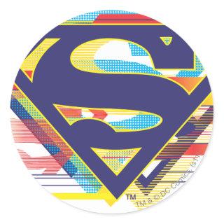 Superman S-Shield | Colorful Logo Classic Round Sticker