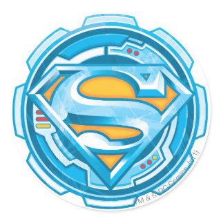 Superman S-Shield | Gear Logo Classic Round Sticker