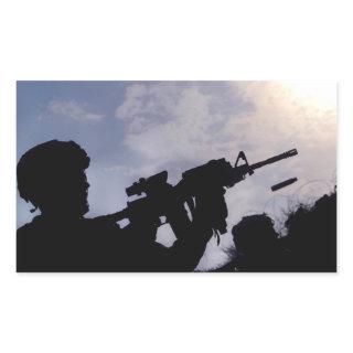 SUPPORT our Troops Rectangular Sticker