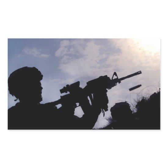SUPPORT our Troops Rectangular Sticker