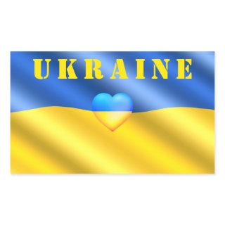 Support Ukraine Sticker Ukrainian Flag - Freedom