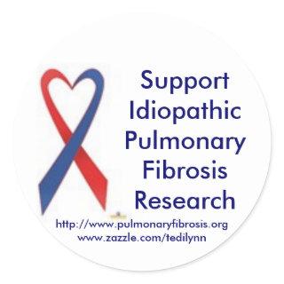 Supporting Pulmonary Fibrosis Sticker