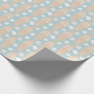 Surfboard And Shell Pattern