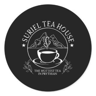 Suriel Tea Co Spill The Tea Fun Tea Drinker Tea Classic Round Sticker