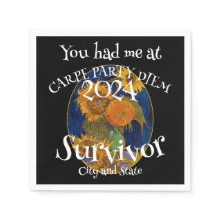 Surprise Birthday Festival Block 2024 Party Napkins
