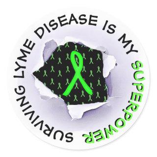 Surviving Lyme Disease Superpower STICKERS