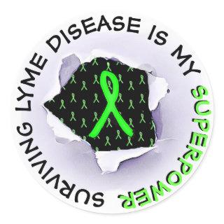 Surviving Lyme Disease Superpower STICKERS